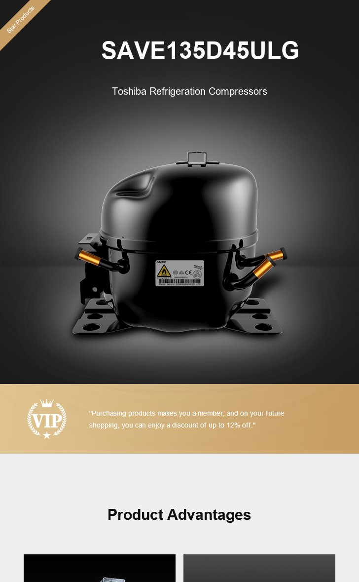 Toshiba Compressor SAVE135D45ULG, technical parameters pdf, structure diagram